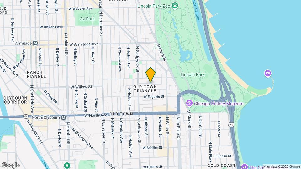 1740-1742 N North Park Ave Map and Location Details