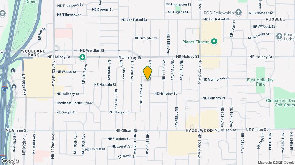 1115 NE 114th Ave Map and Location Details