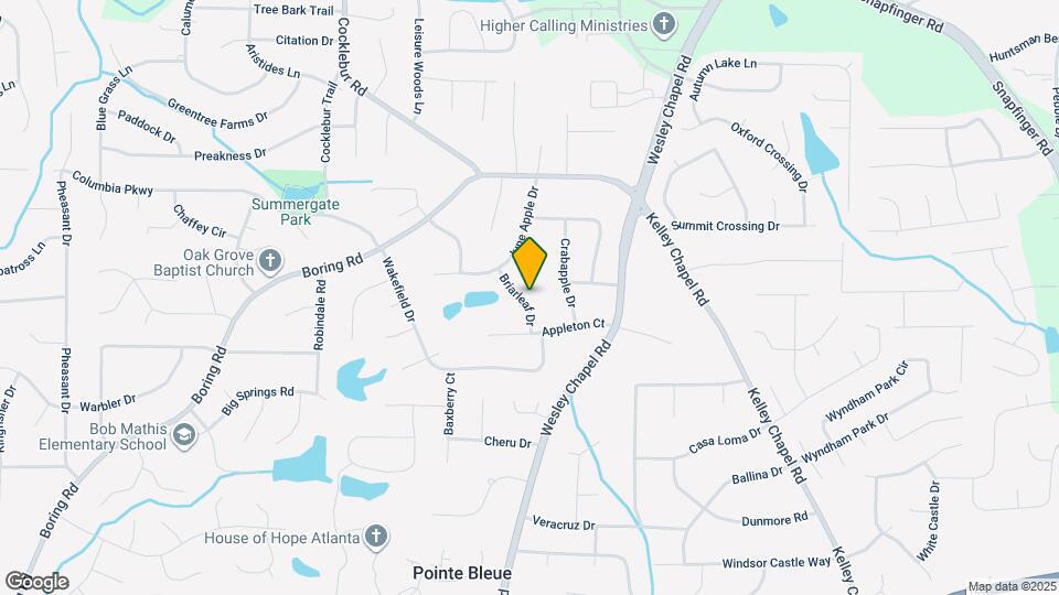3082 Briarleaf Dr Map and Location Details