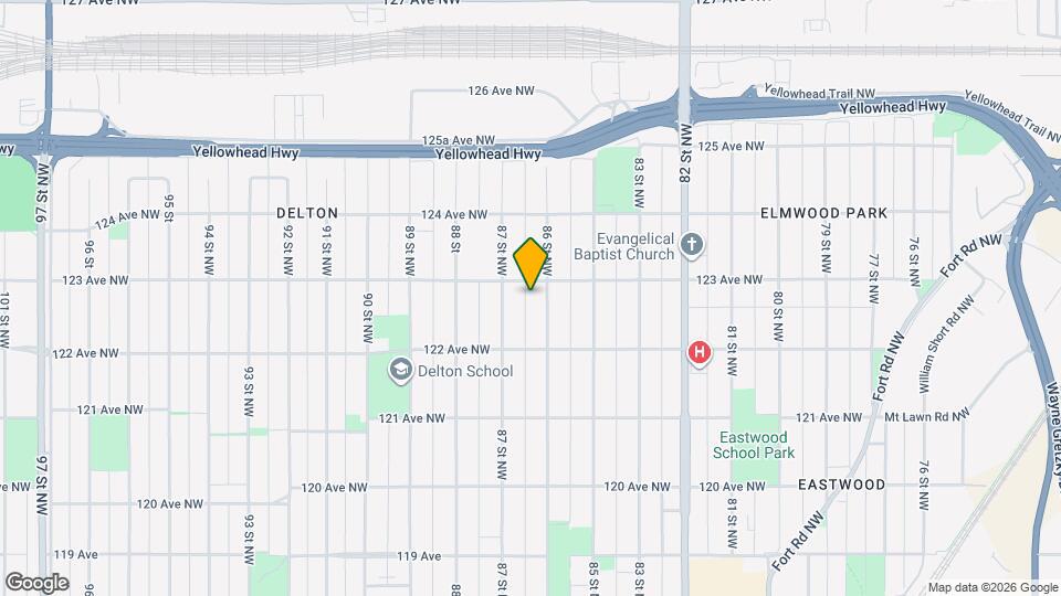 12236-12286 86 St NW Map and Location Details