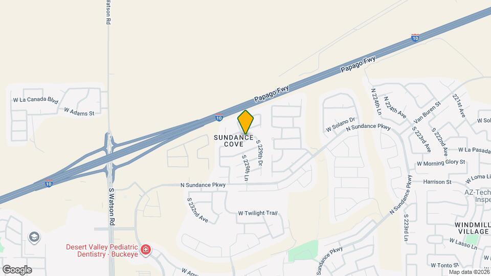 22972 W Gardenia Dr Mapa y Detalles de la Ubicación