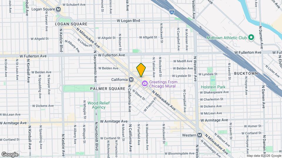 2210 N Washtenaw Ave Map and Location Details