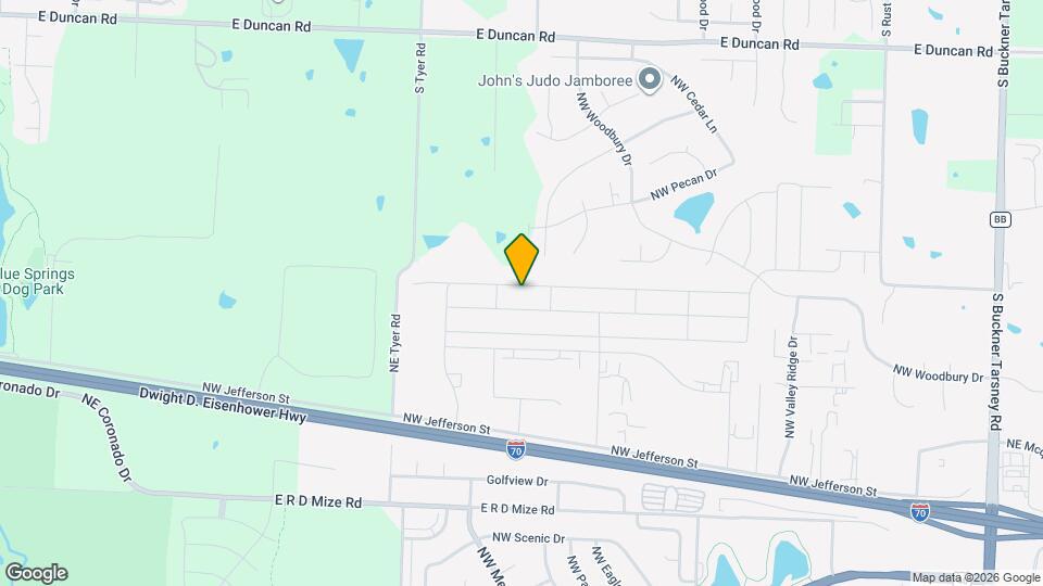 1415 NW Hilltop Ln Map and Location Details