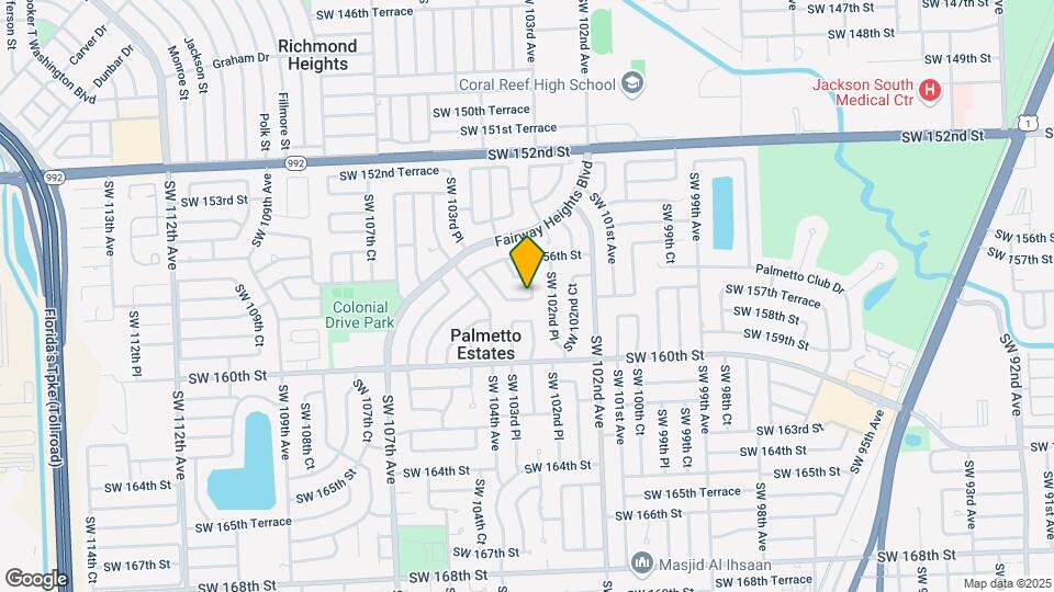 15730 SW 103rd Ave Map and Location Details