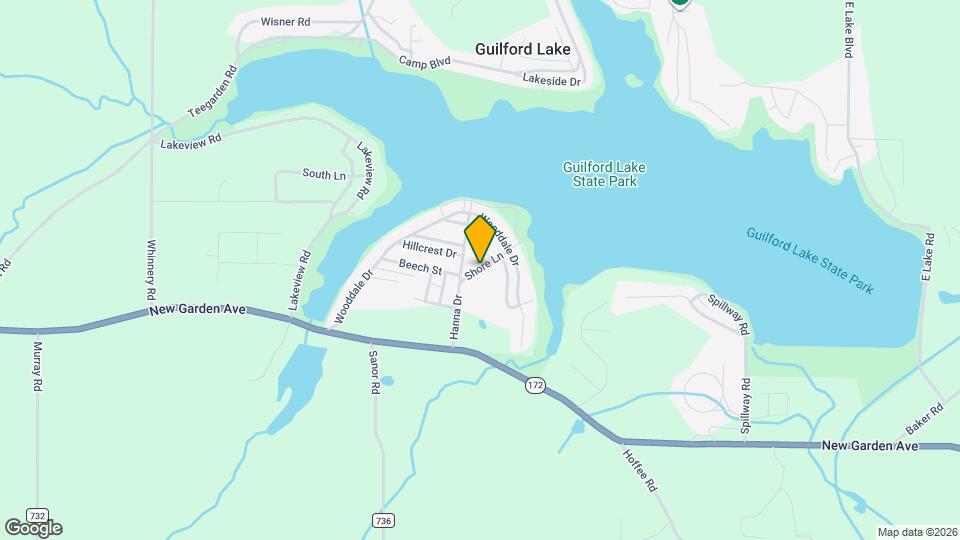 7056 Shore Ln Map and Location Details