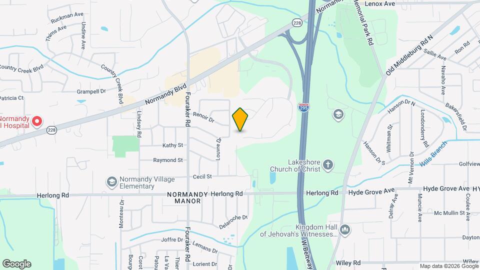 7863 Spring Branch Dr S Map and Location Details