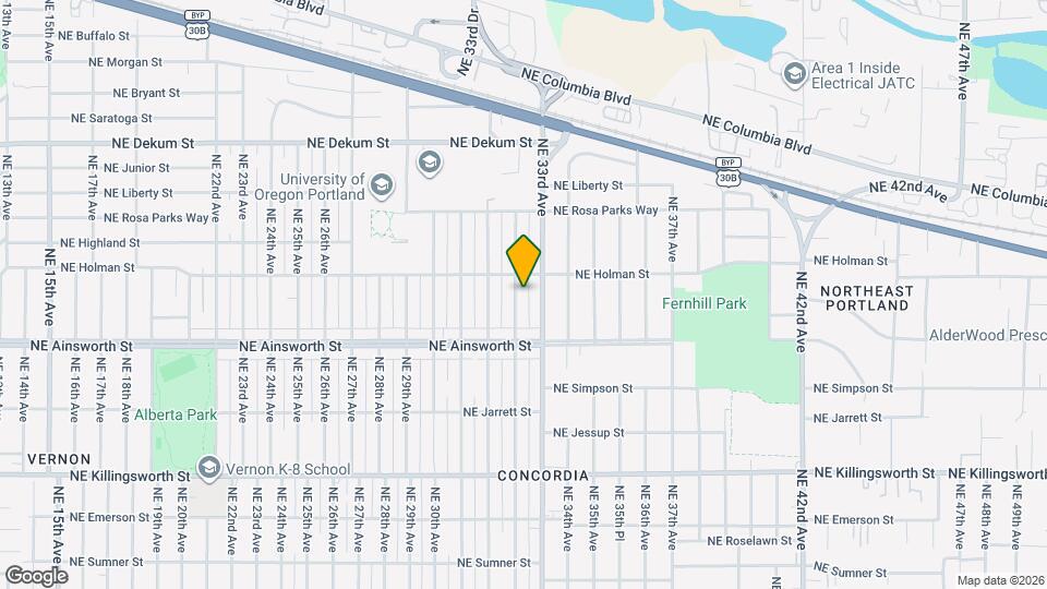 6210 NE 32nd Pl Mapa y Detalles de la Ubicación