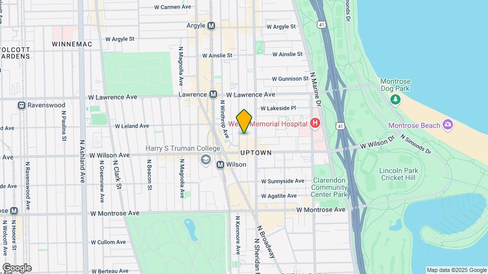 4631 N Kenmore Ave Mapa y Detalles de la Ubicación