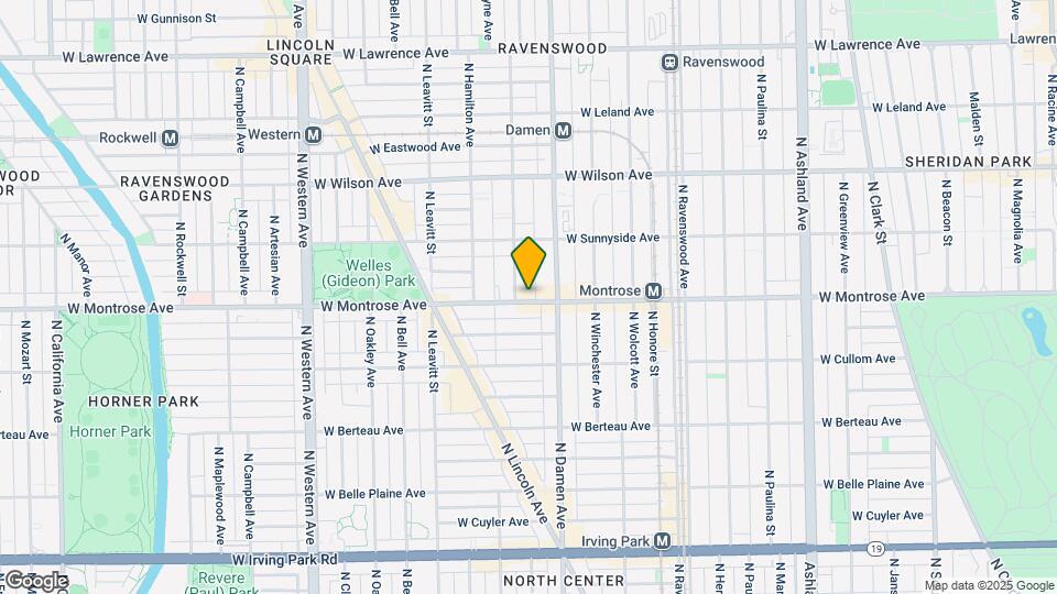 2022 W Montrose Ave Map and Location Details