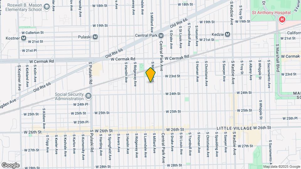 2326 S Millard Ave Map and Location Details