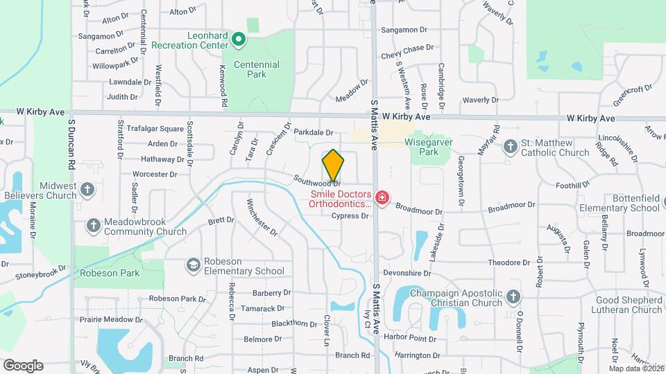 1907 Southwood Dr Map and Location Details