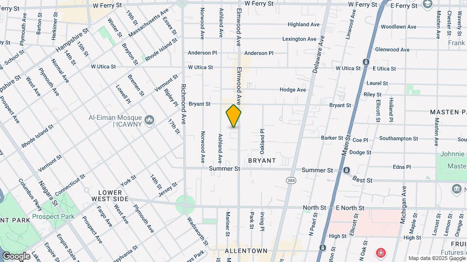 374 Elmwood Ave Map and Location Details