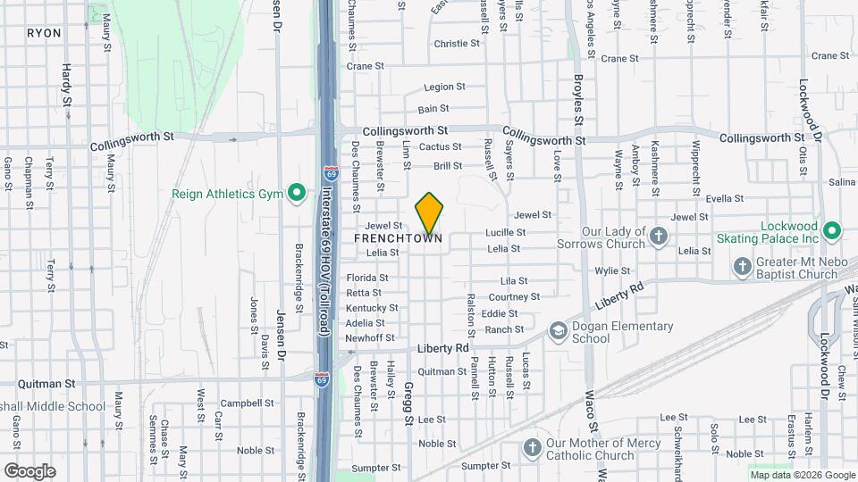 2914 Staples St Map and Location Details