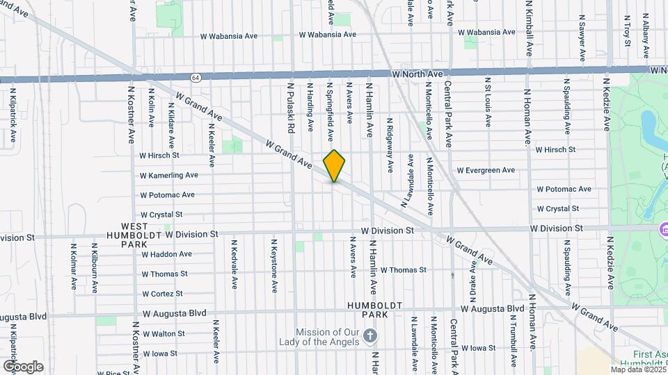 1267 N Springfield Ave Map and Location Details