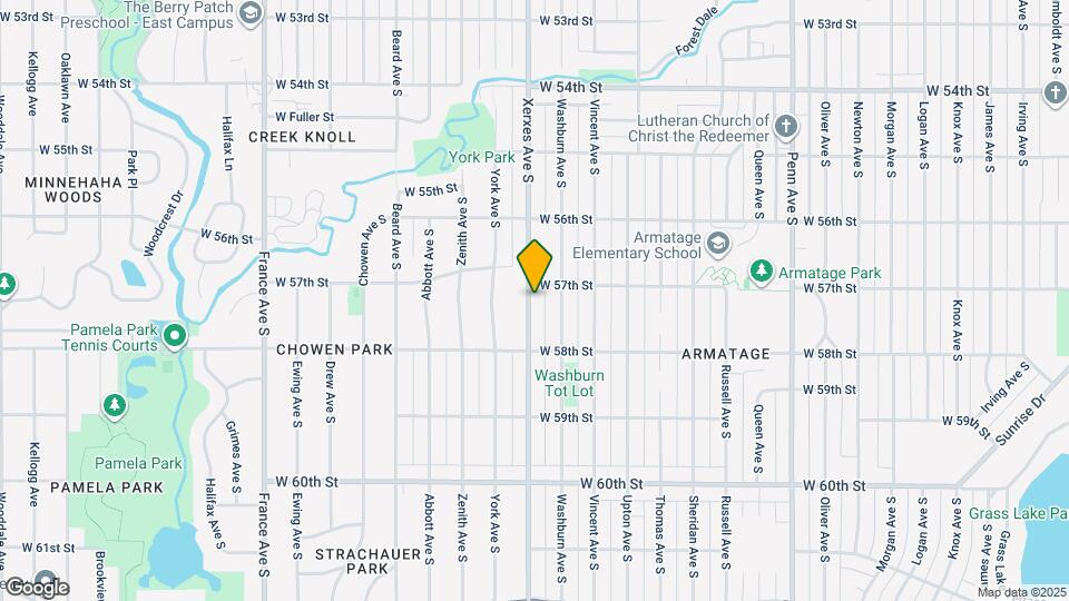 5713 Xerxes Ave S Map and Location Details