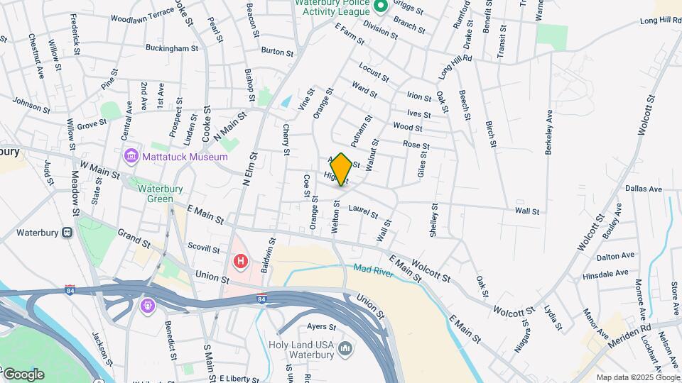 103 Walnut St, Unit 3rd floor Map and Location Details
