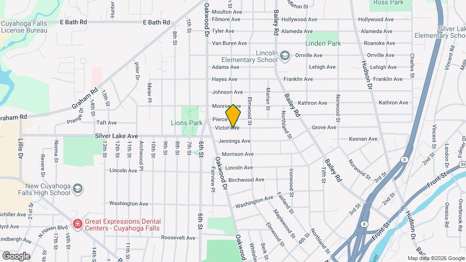 390 Victor Ave Map and Location Details