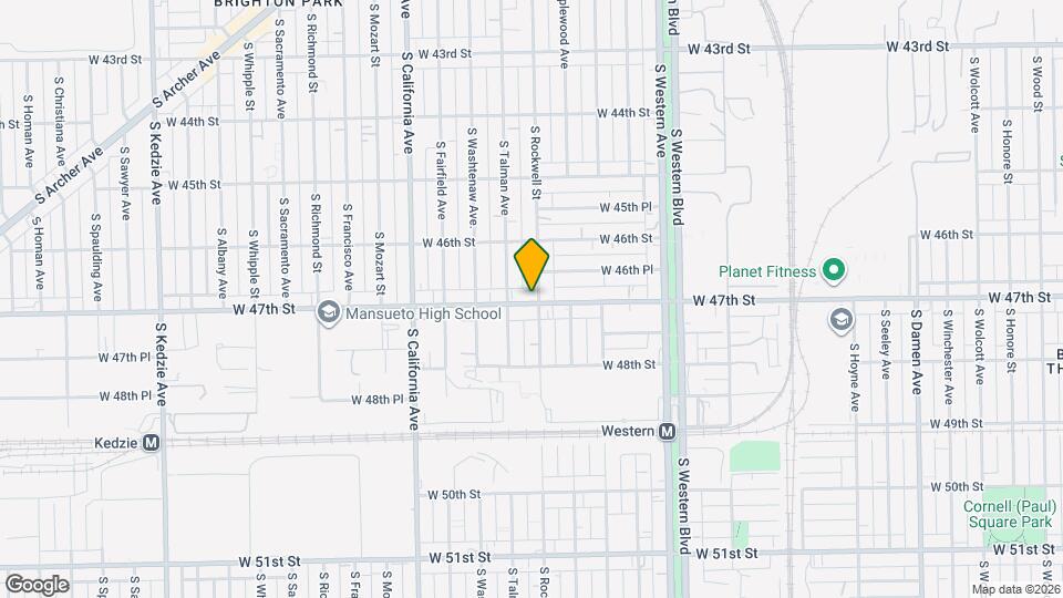2602 W 47th St Map and Location Details