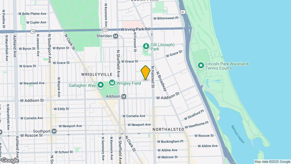 831 W Waveland Ave Map and Location Details