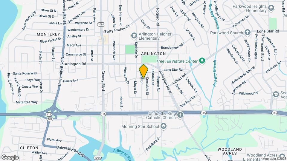 1079 Underhill Dr Map and Location Details