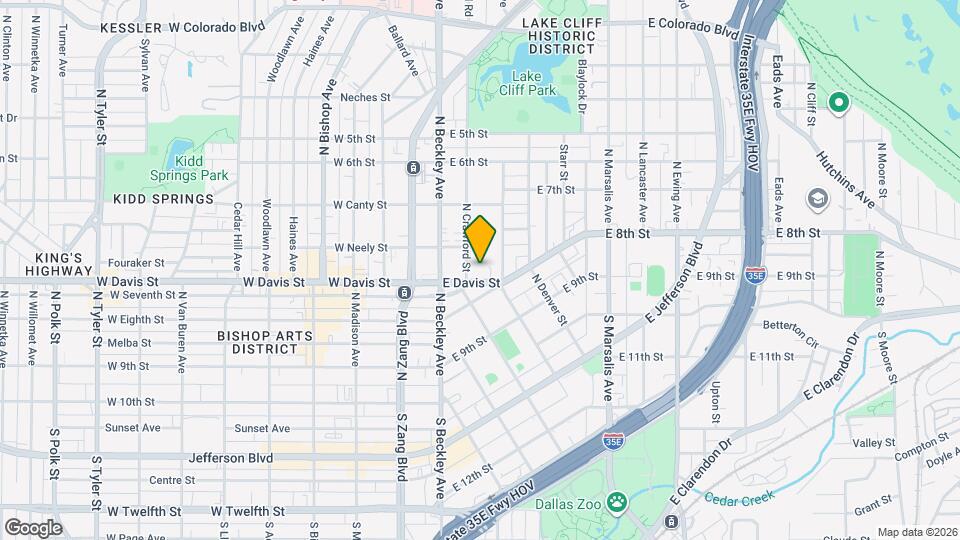 205 E Davis St Map and Location Details