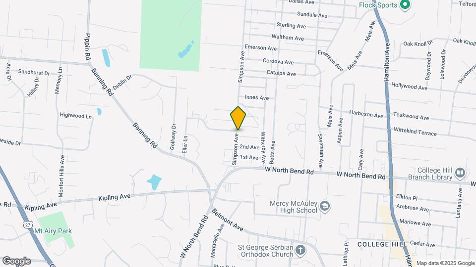 6262 Simpson Ave Map and Location Details