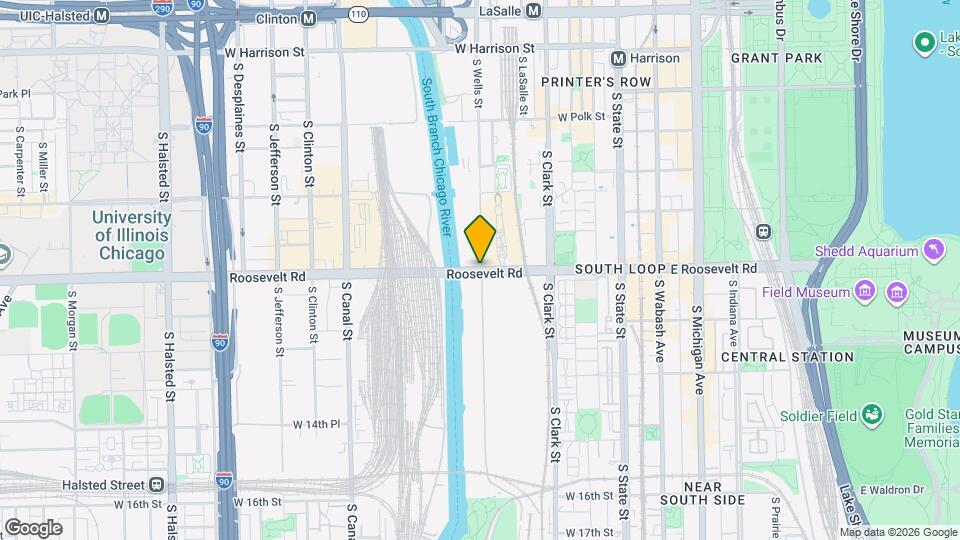 1127 S Delano Ct Mapa y Detalles de la Ubicación