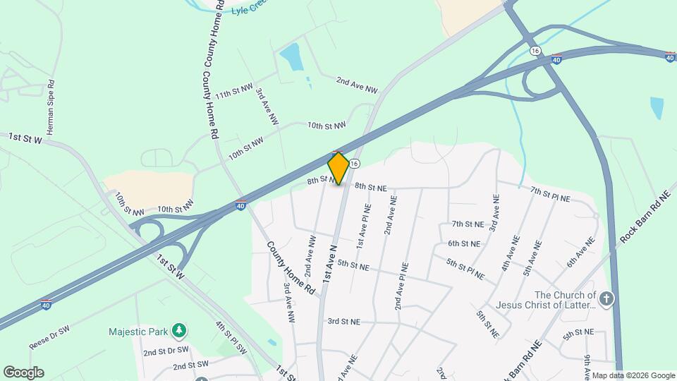 709 1st Ave N Map and Location Details