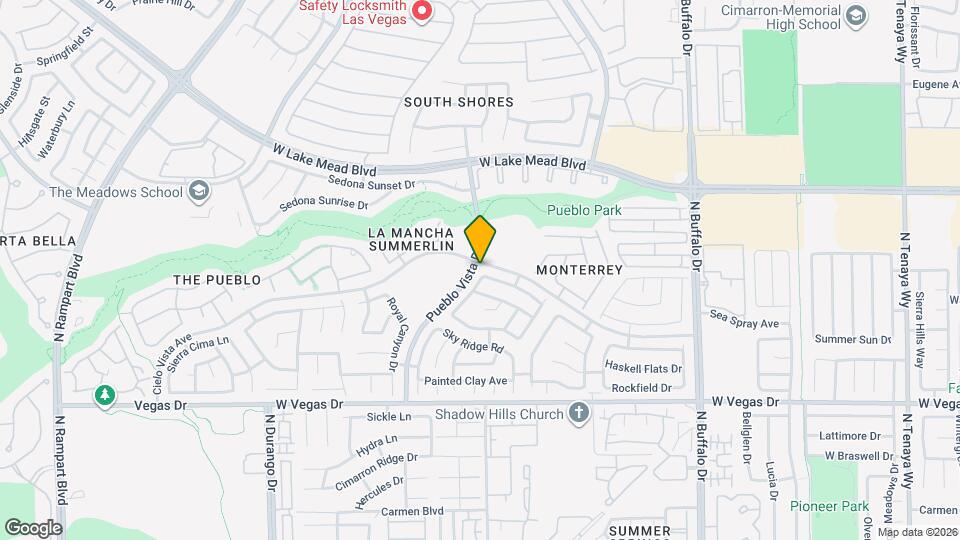 8036 Sierra Largo Dr Map and Location Details