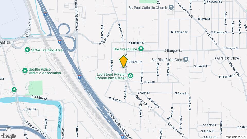 5025 S 109th Ct Map and Location Details