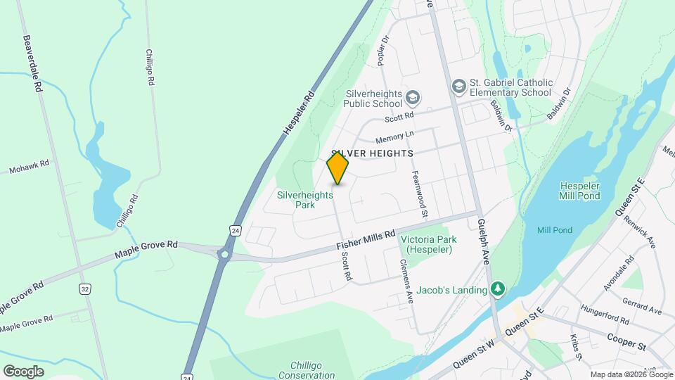 213 Scott Rd Map and Location Details