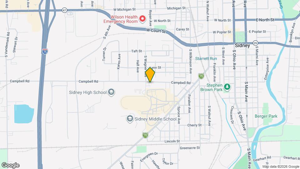 753 Campbell Rd Map and Location Details