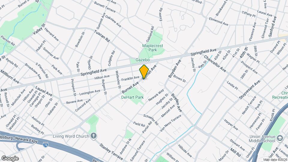 74 Burnett Ave, Unit 1 Mapa y Detalles de la Ubicación