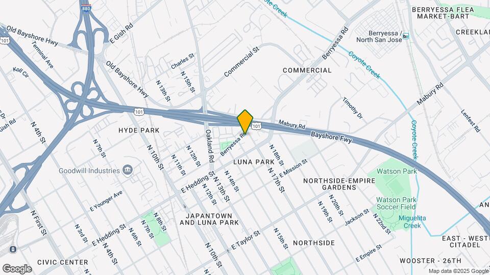 798 Berryessa Rd Map and Location Details