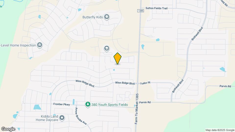 1733 Trace Dr Map and Location Details