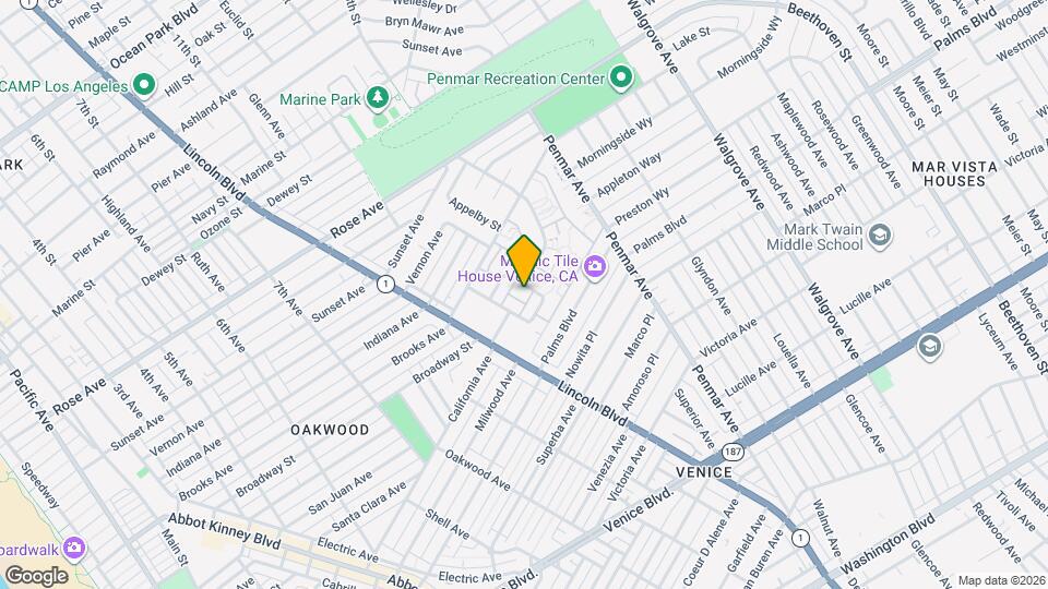 1033 Doreen Pl Map and Location Details