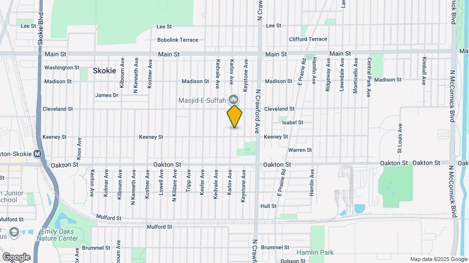8109 Karlov Ave Map and Location Details
