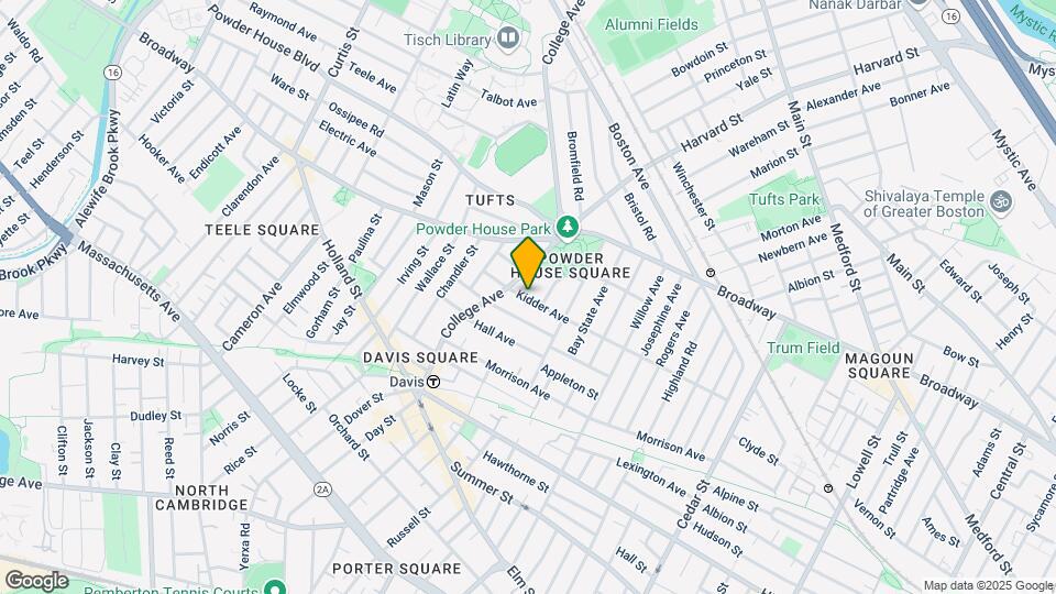 18 Kidder Ave, Unit 1 Map and Location Details