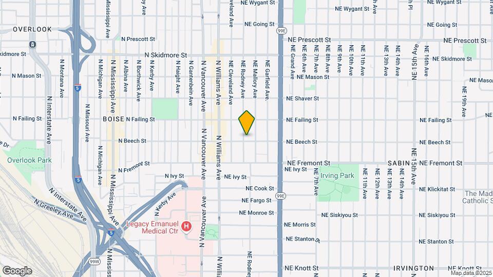 115 NE Beech St Map and Location Details