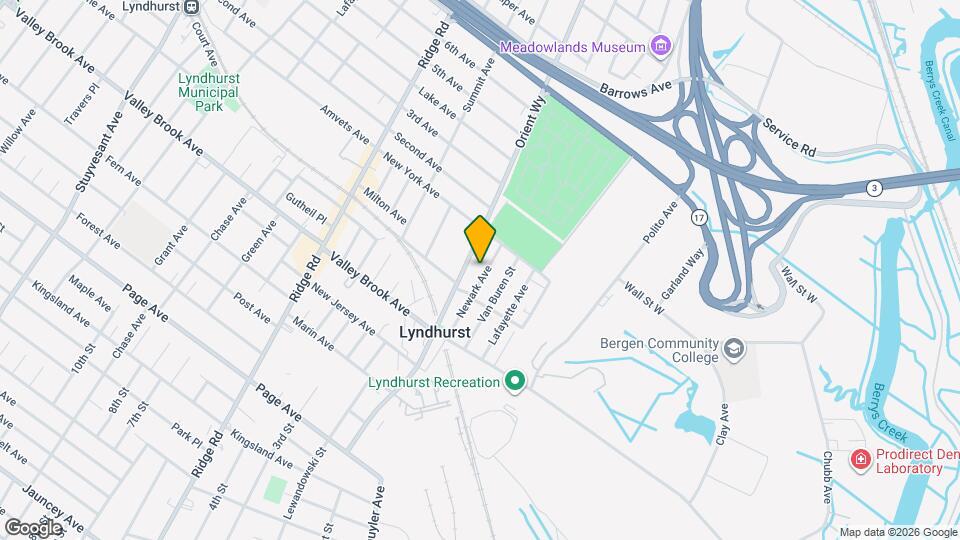 229 Newark Ave, Unit 1 FL Map and Location Details