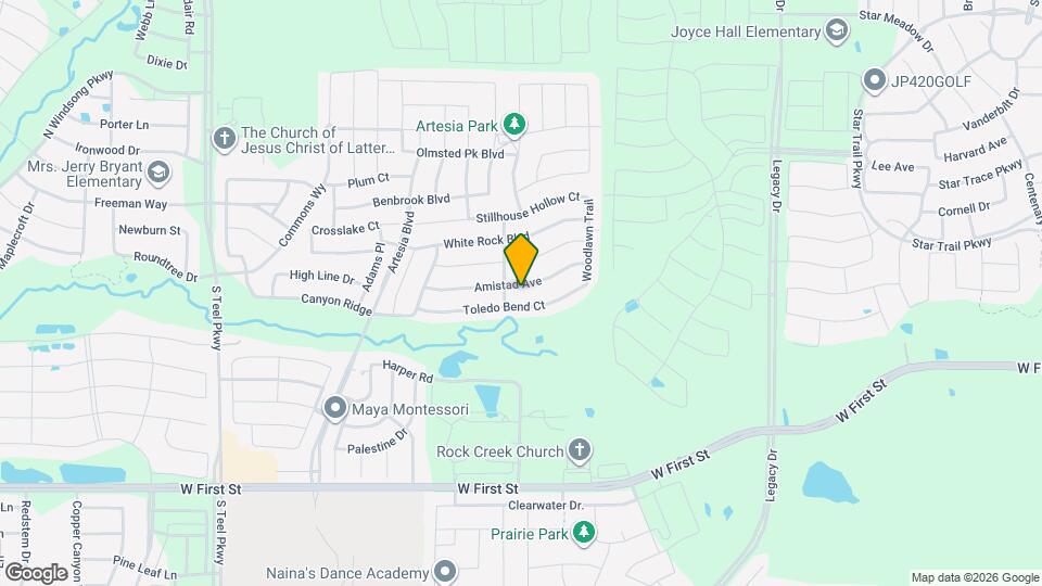 16512 Amistad Ave Map and Location Details