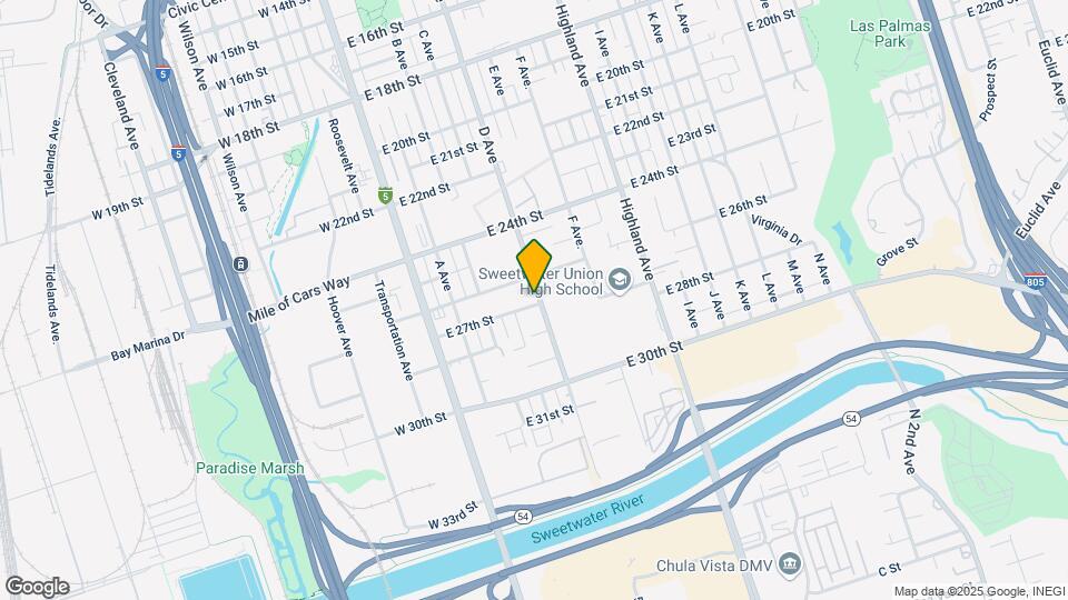 333 E 27th St Map and Location Details