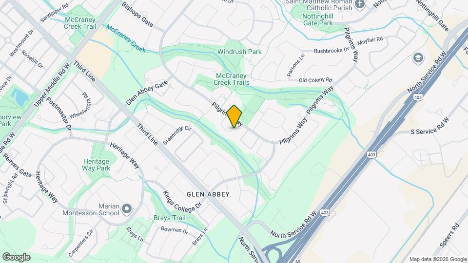 1226 Cottonwood Crescent Map and Location Details