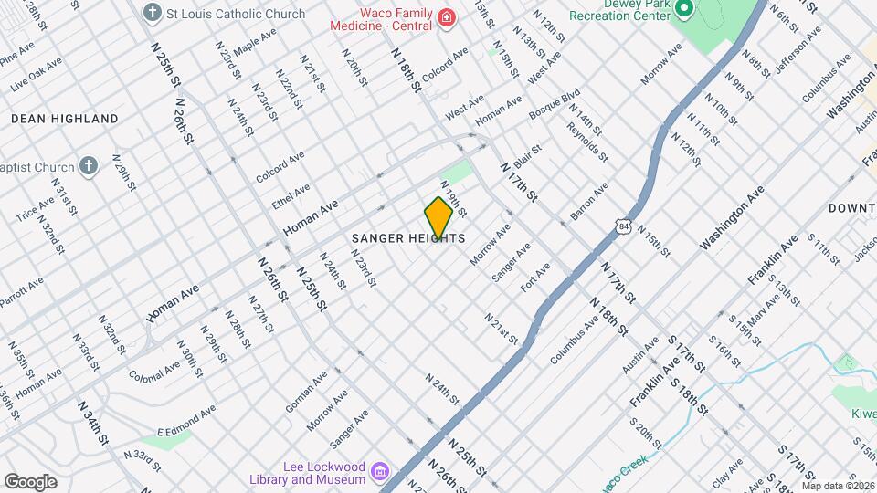 2015 Gorman Ave Map and Location Details