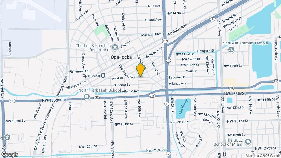 1010 Opa-locka Blvd Map and Location Details