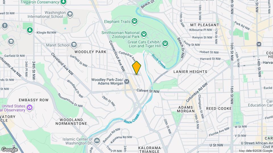 2641 Woodley Pl NW Map and Location Details