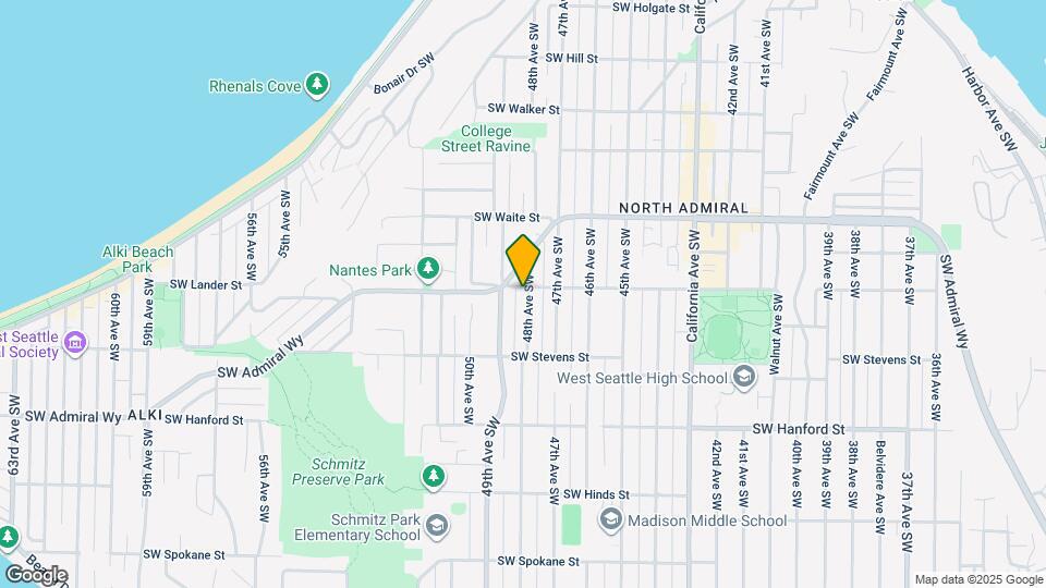 4803 SW Lander St Map and Location Details