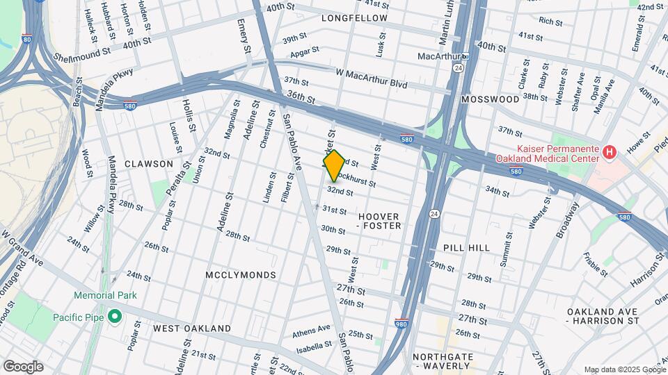 872 32nd St Map and Location Details