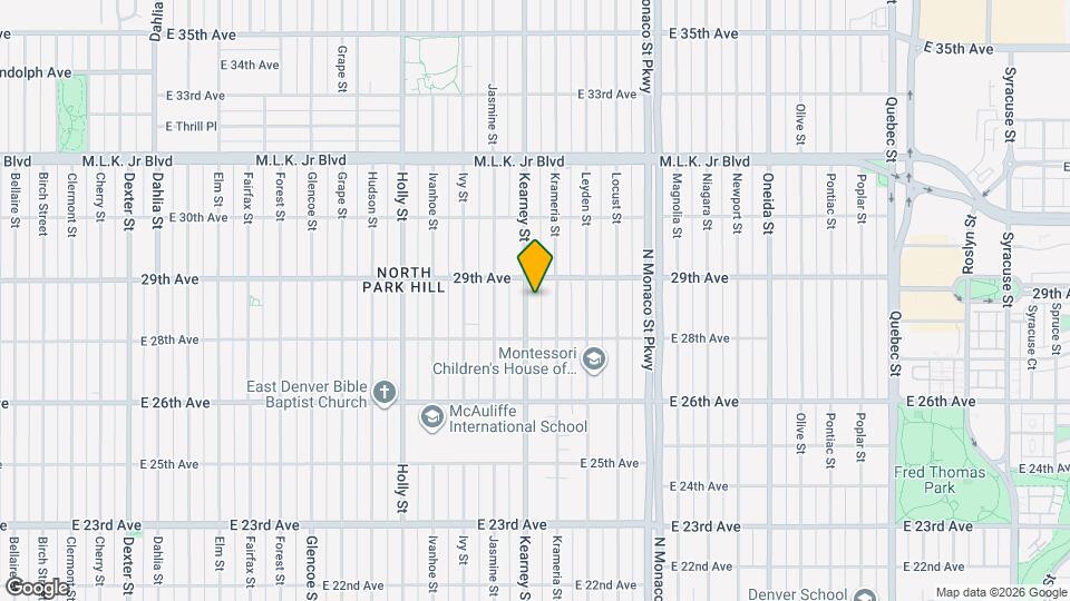 2860 Kearney St Map and Location Details