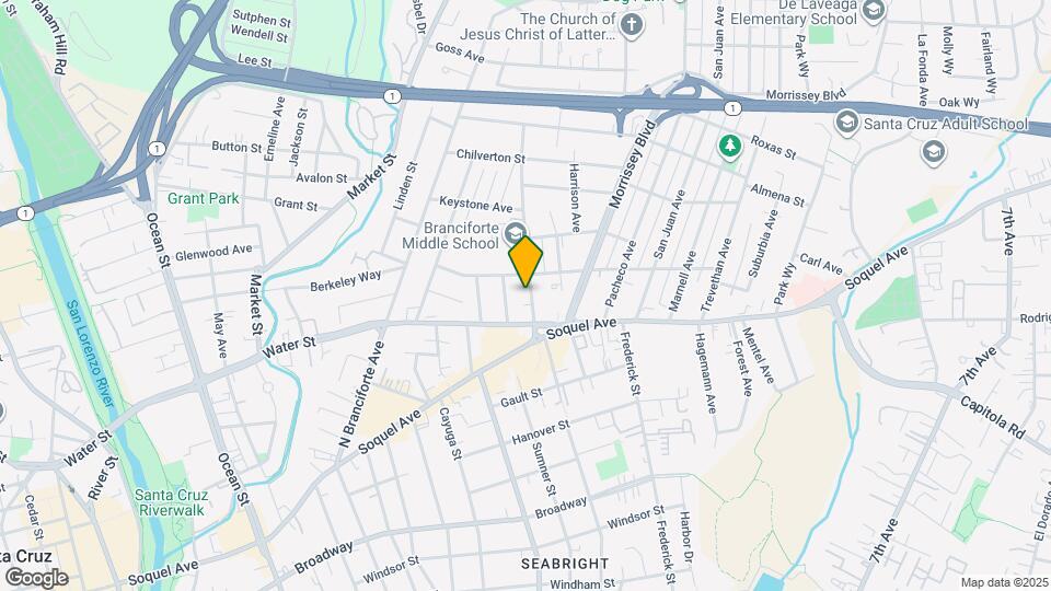 225 Poplar Ave Map and Location Details